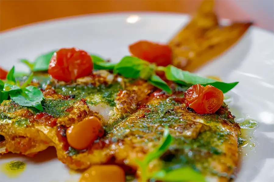 Temple food - ikan pepes