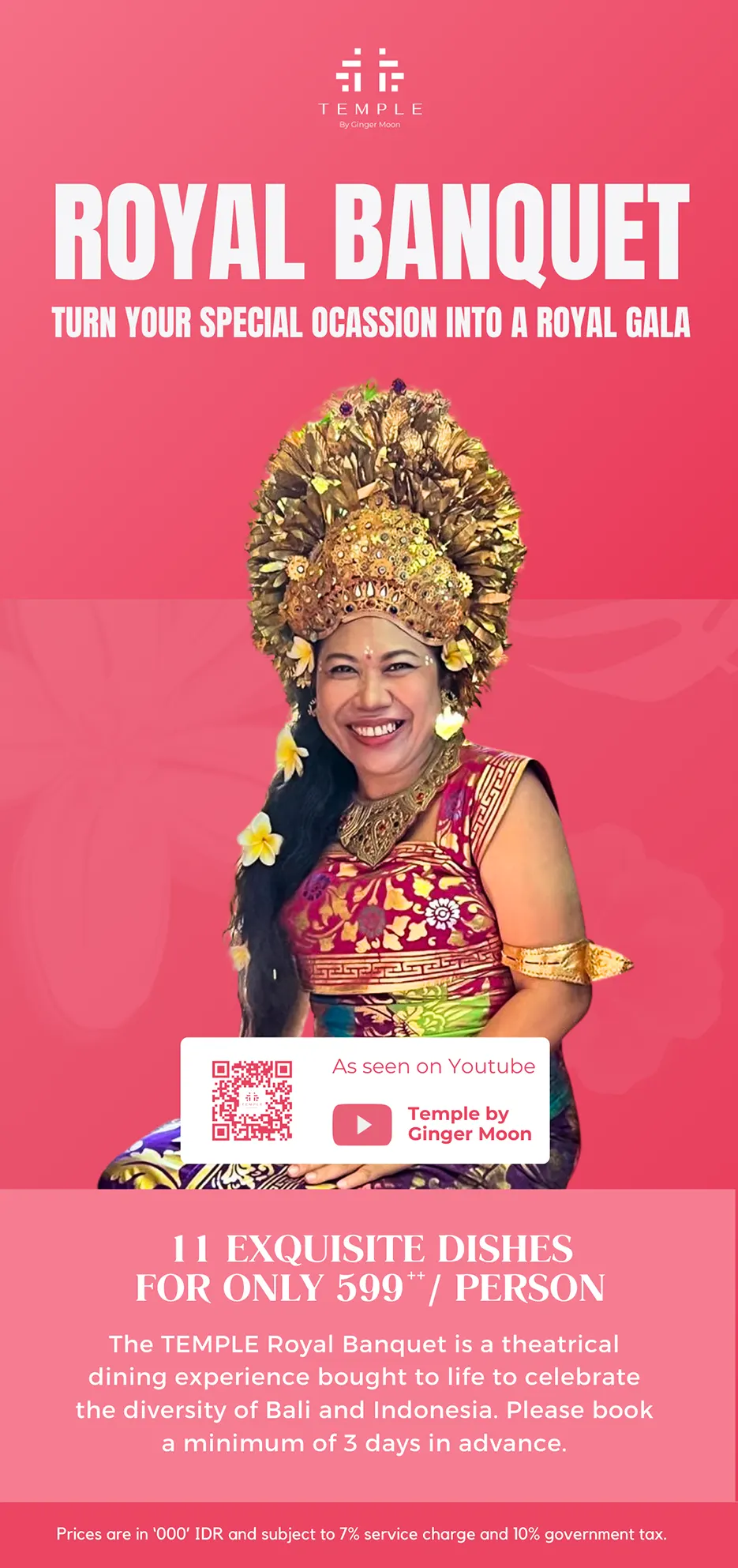 Royal Banquet at TEMPLE by Ginger Moon